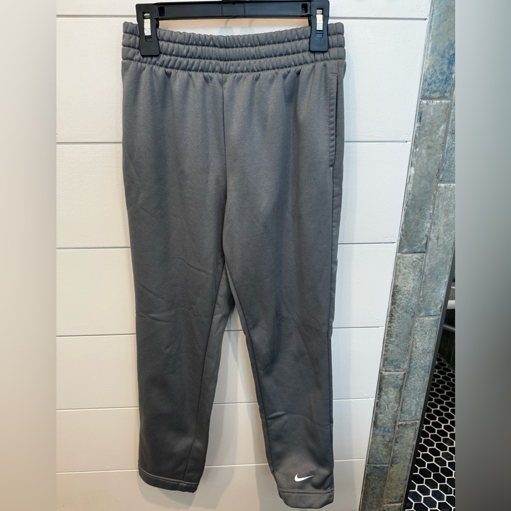 Nike Gray Therma-FIT Fleece-Lined Sweatpants